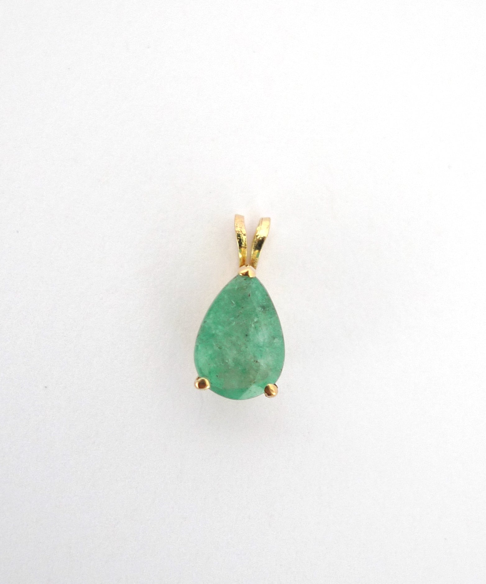 Emerald Basket Pendant