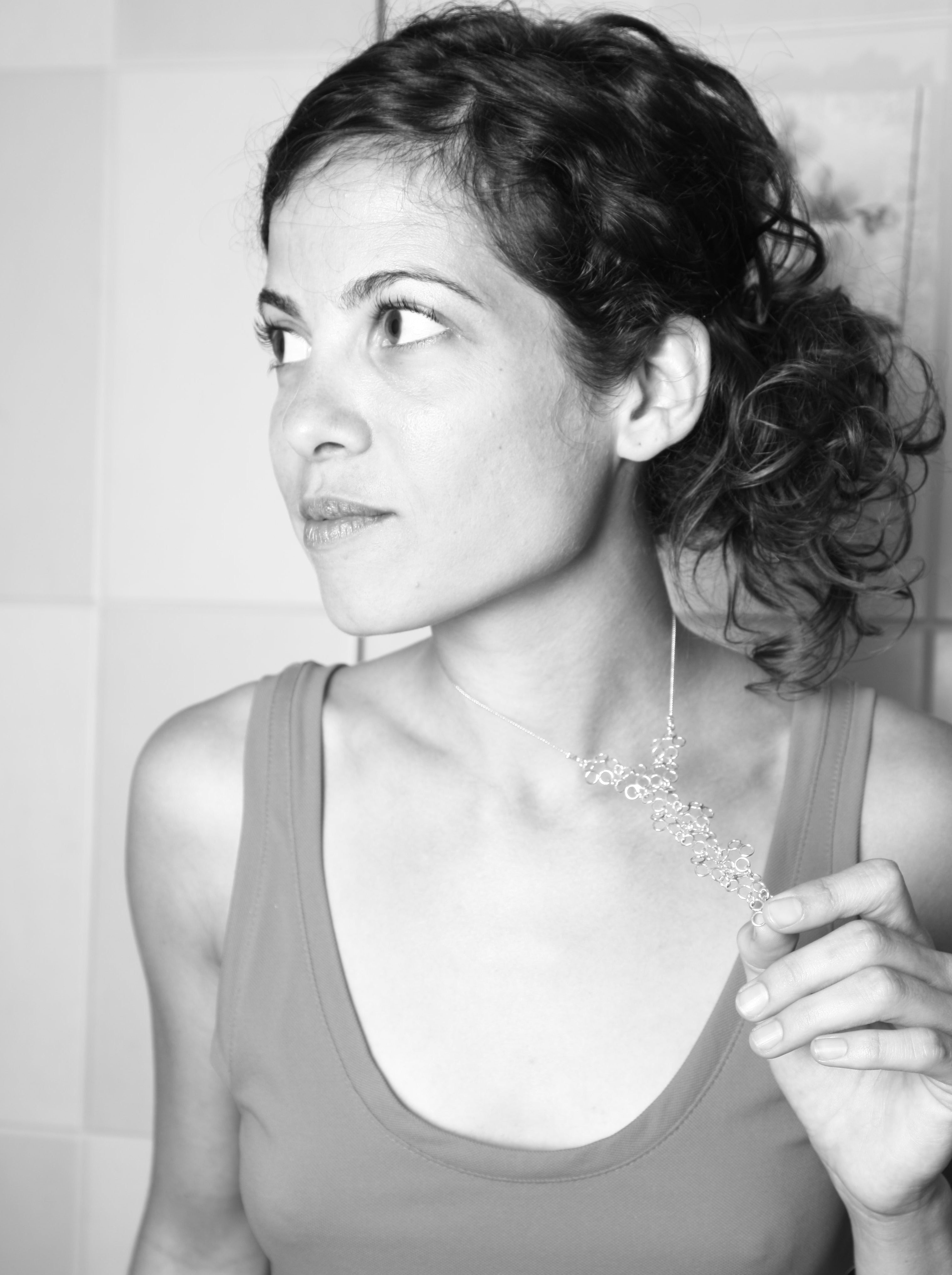 Silver Flowers Necklace