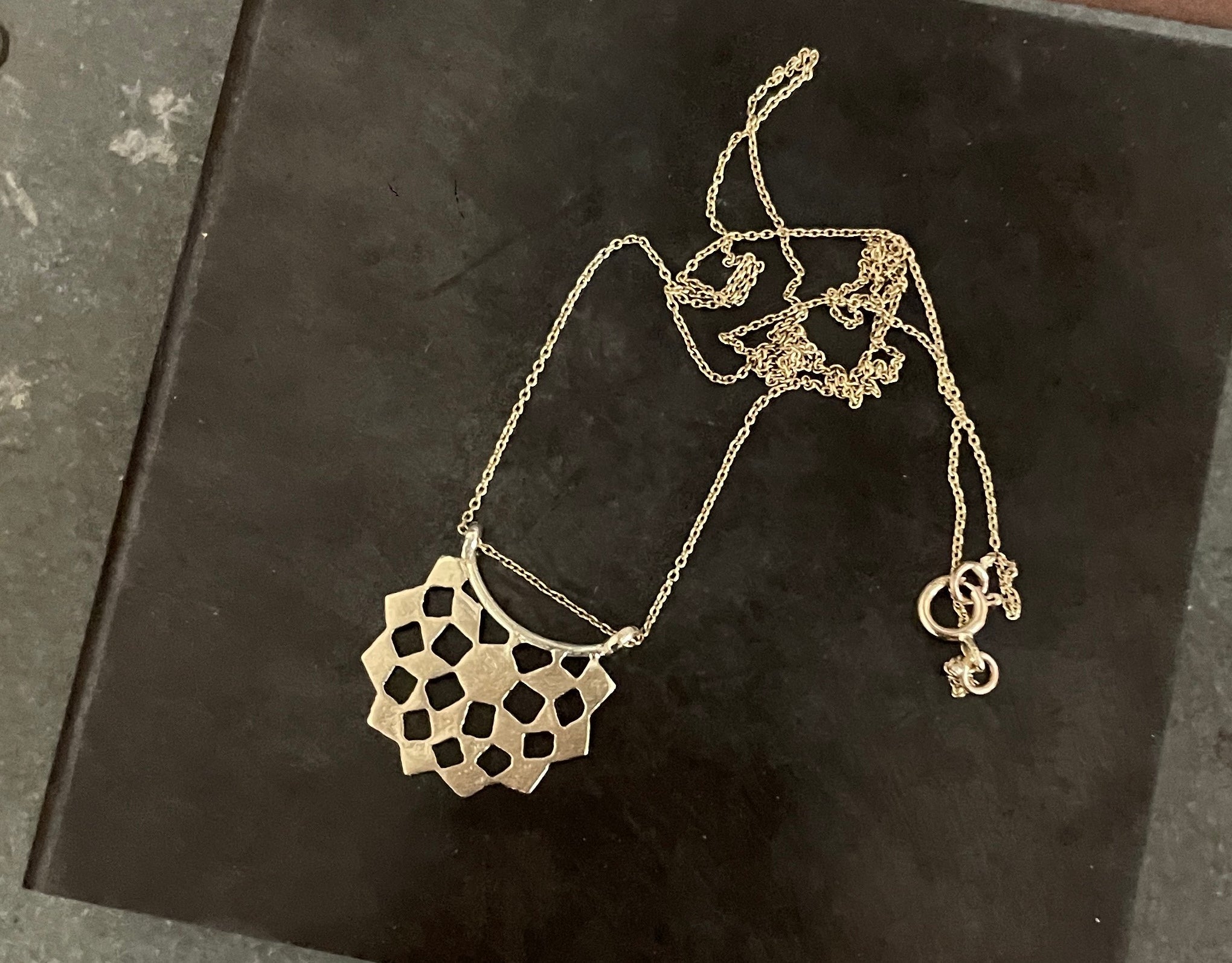 Small Gold Mashrabiya Necklace