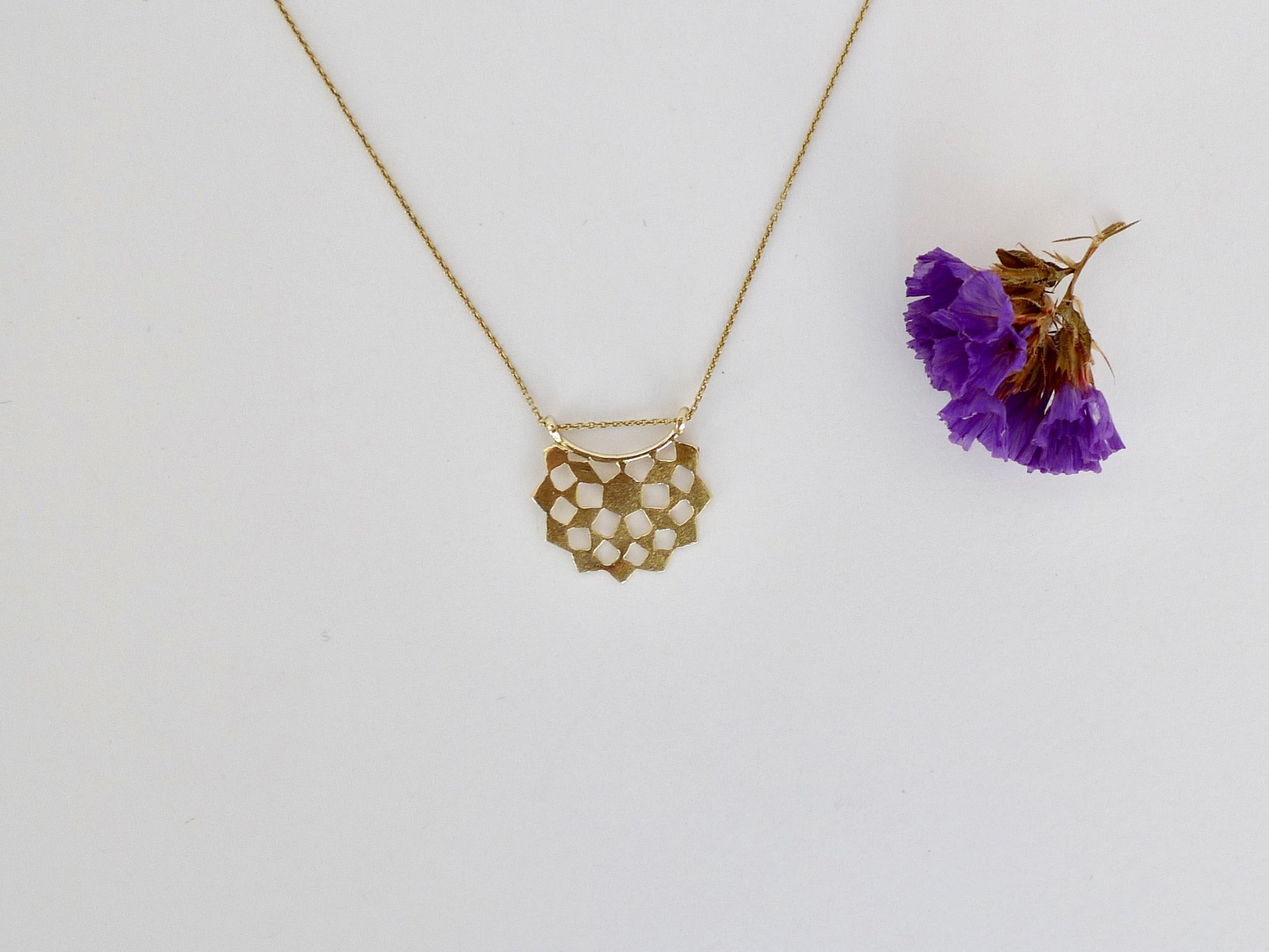 Small Gold Mashrabiya Necklace