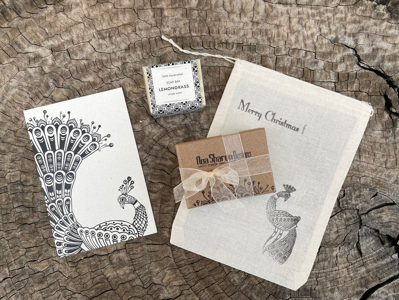 24K Half Moon Earring