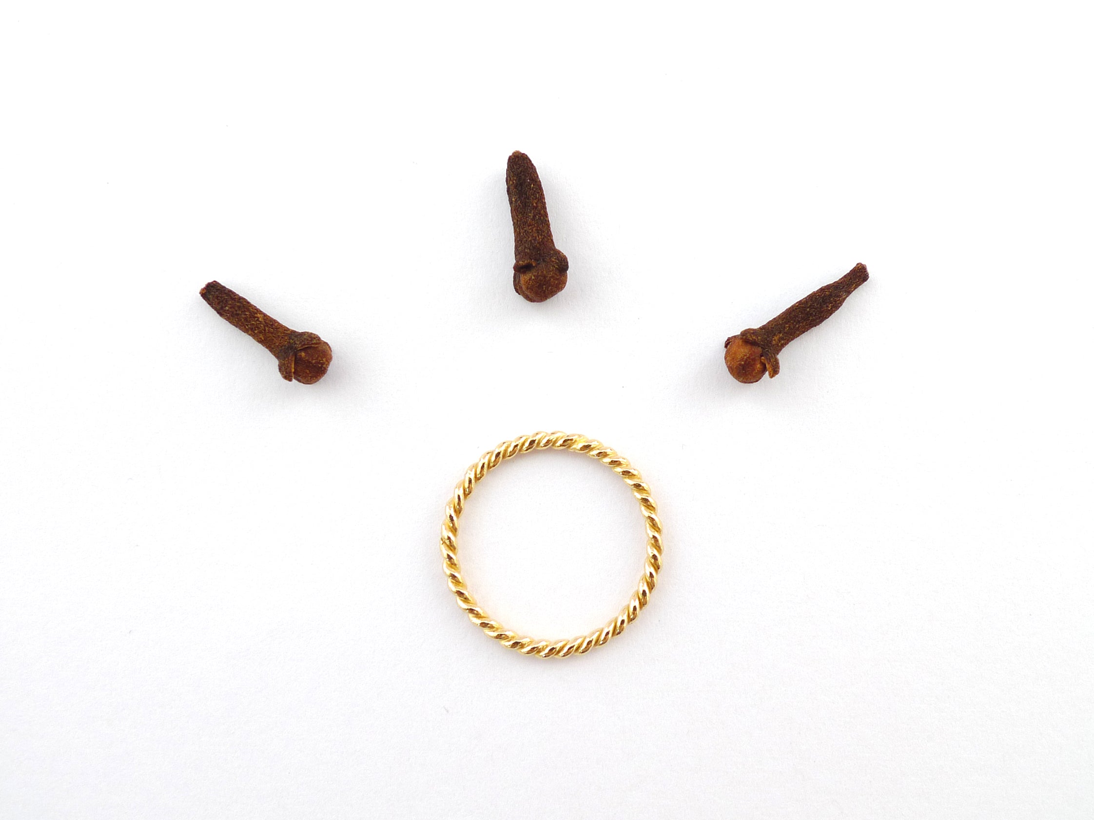 18k solid gold Braided Ring handmade recycled