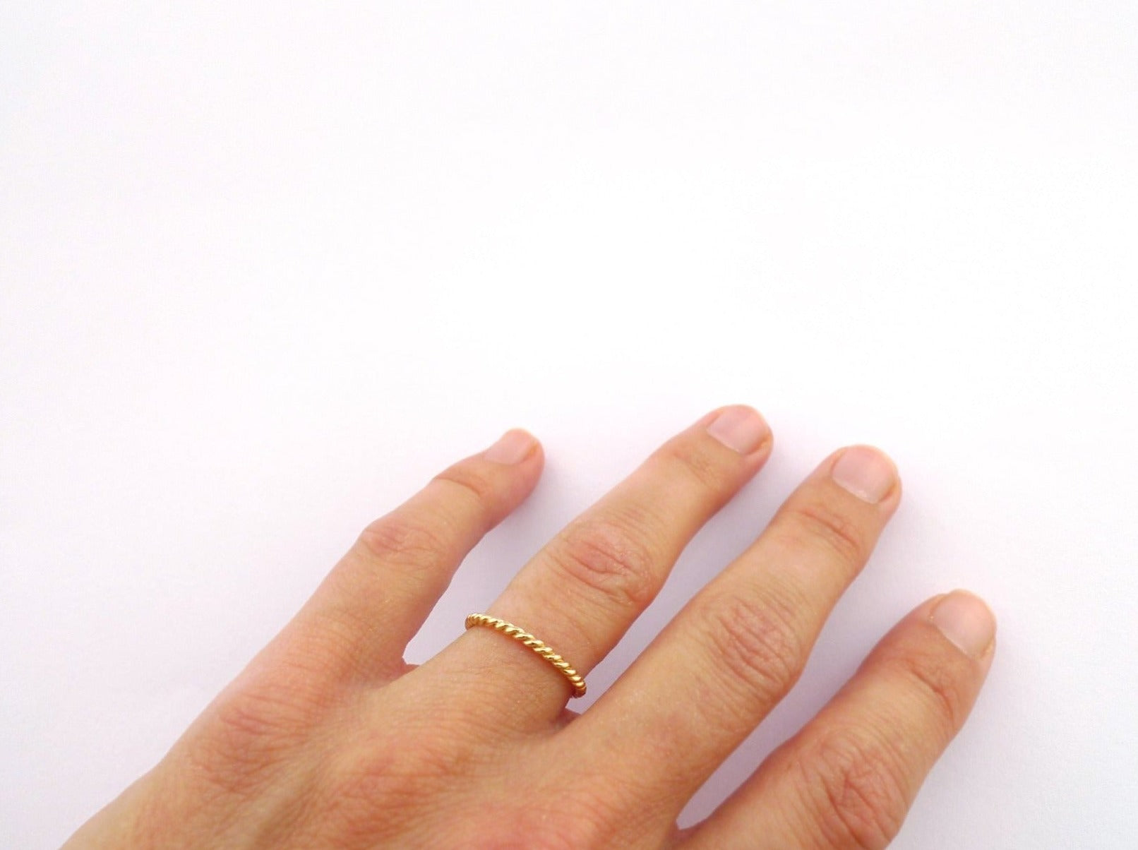 18k gold Braided Ring