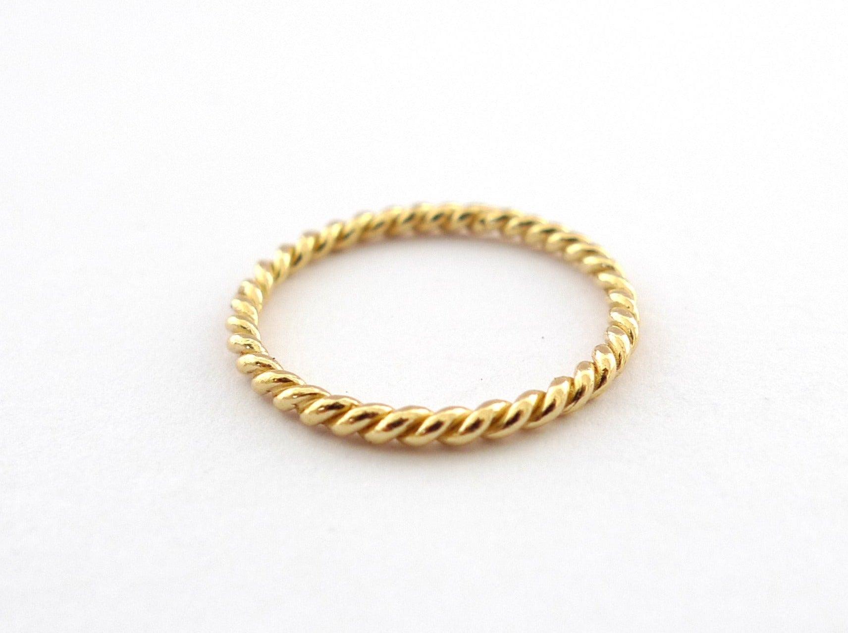 18k gold Braided Ring