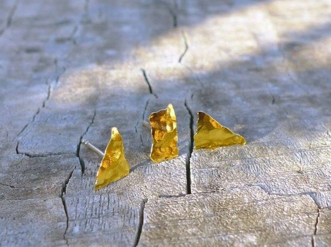 24K Gold Shapes earrings