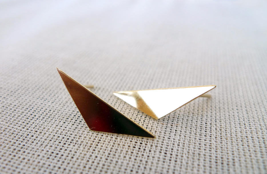 Gold Punk Triangles