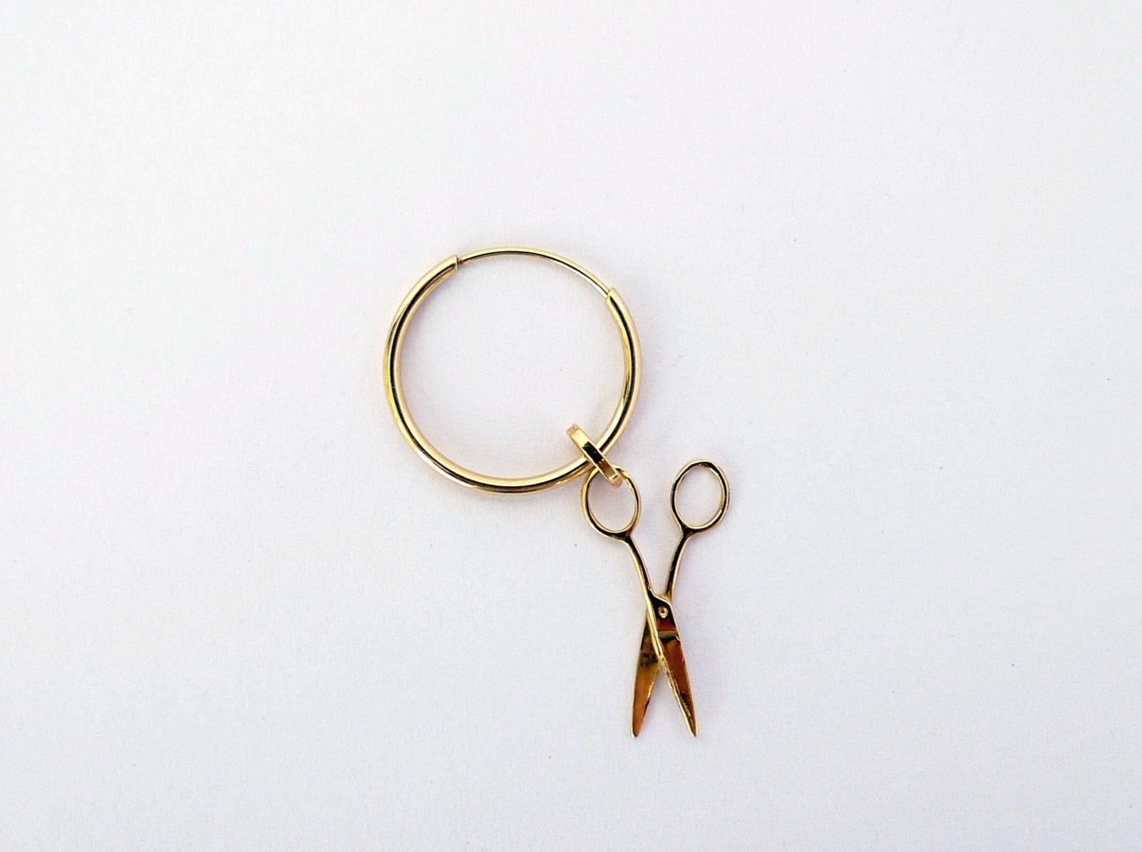 Gold Scissors Charm