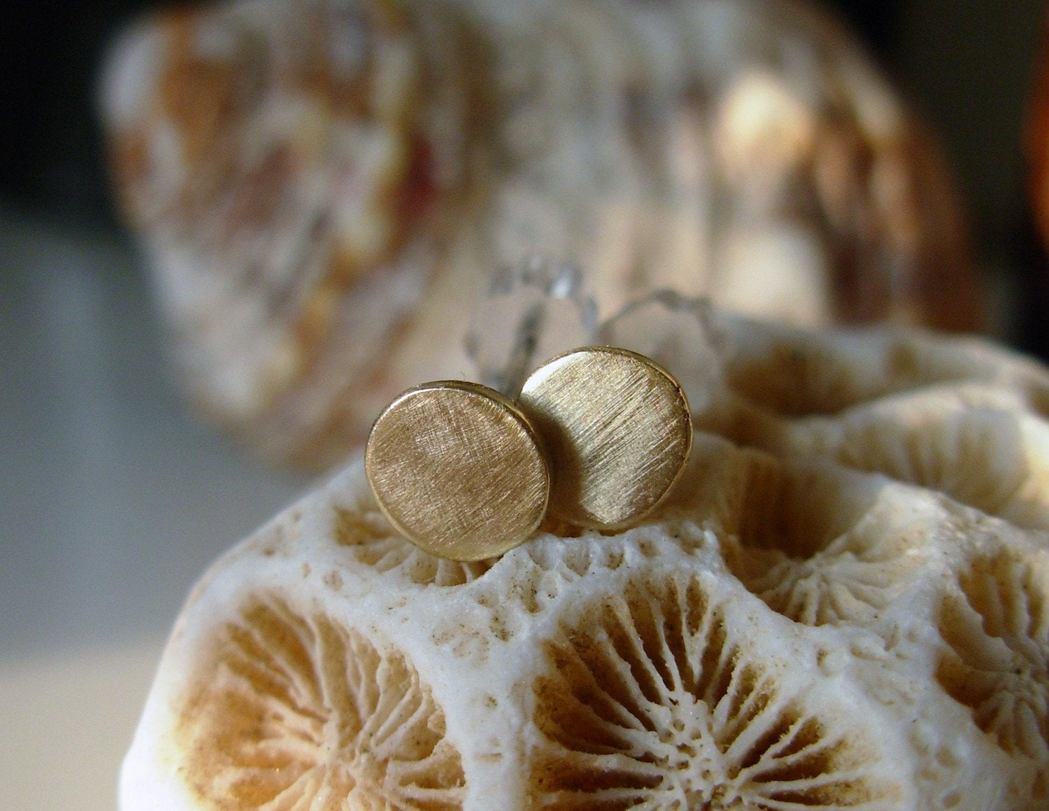 Mini Organic Round Studs