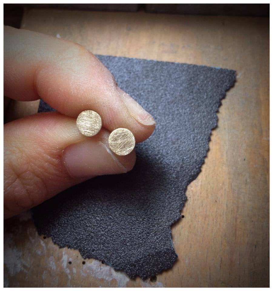 Mini Organic Round Studs
