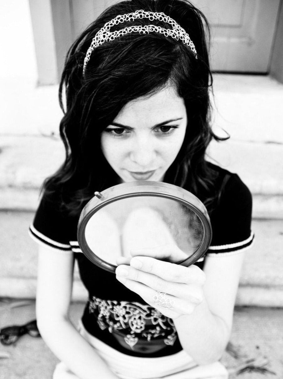 Silver Flowers Tiara