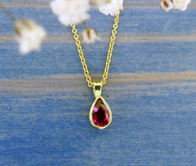 Tourmaline Tear Drop