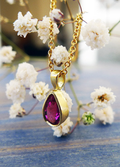 Tourmaline Tear Drop