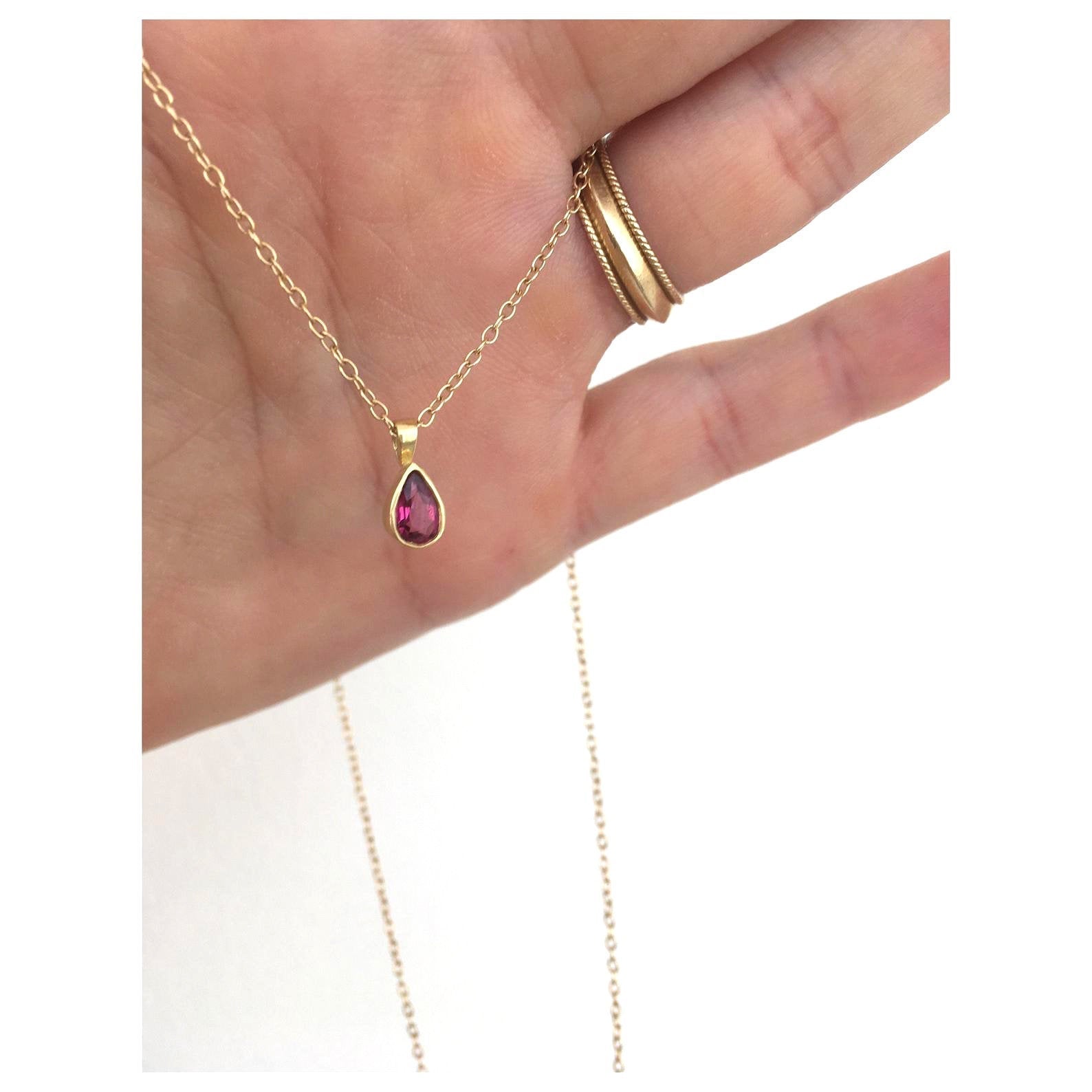 Tourmaline Tear Drop