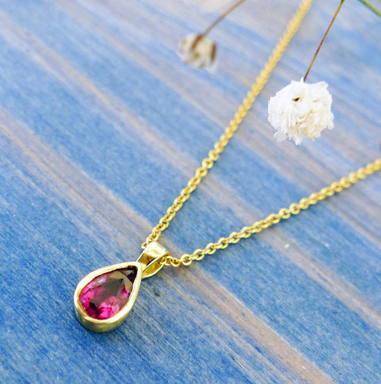 Tourmaline Tear Drop