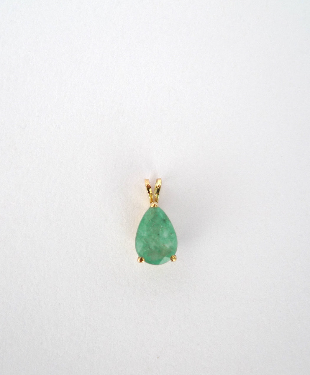 Emerald Basket Pendant