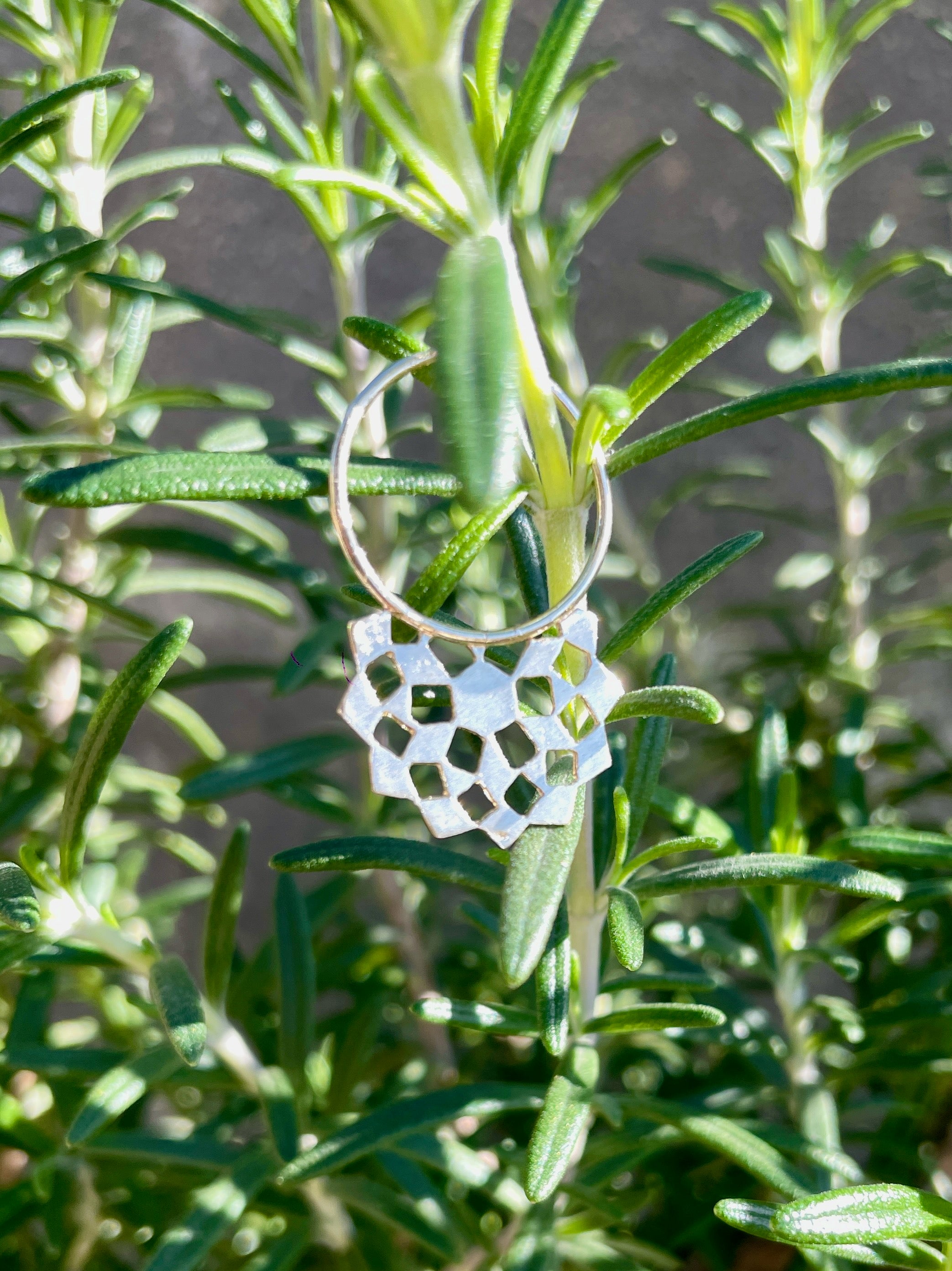 Gold Mashrabiya Rings