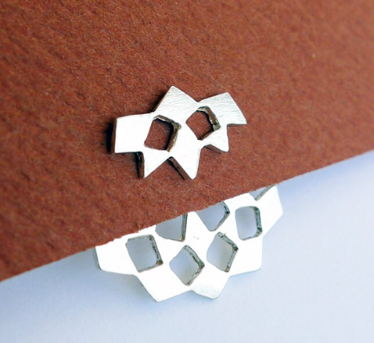 Long Mashrabiya Ear Jacket