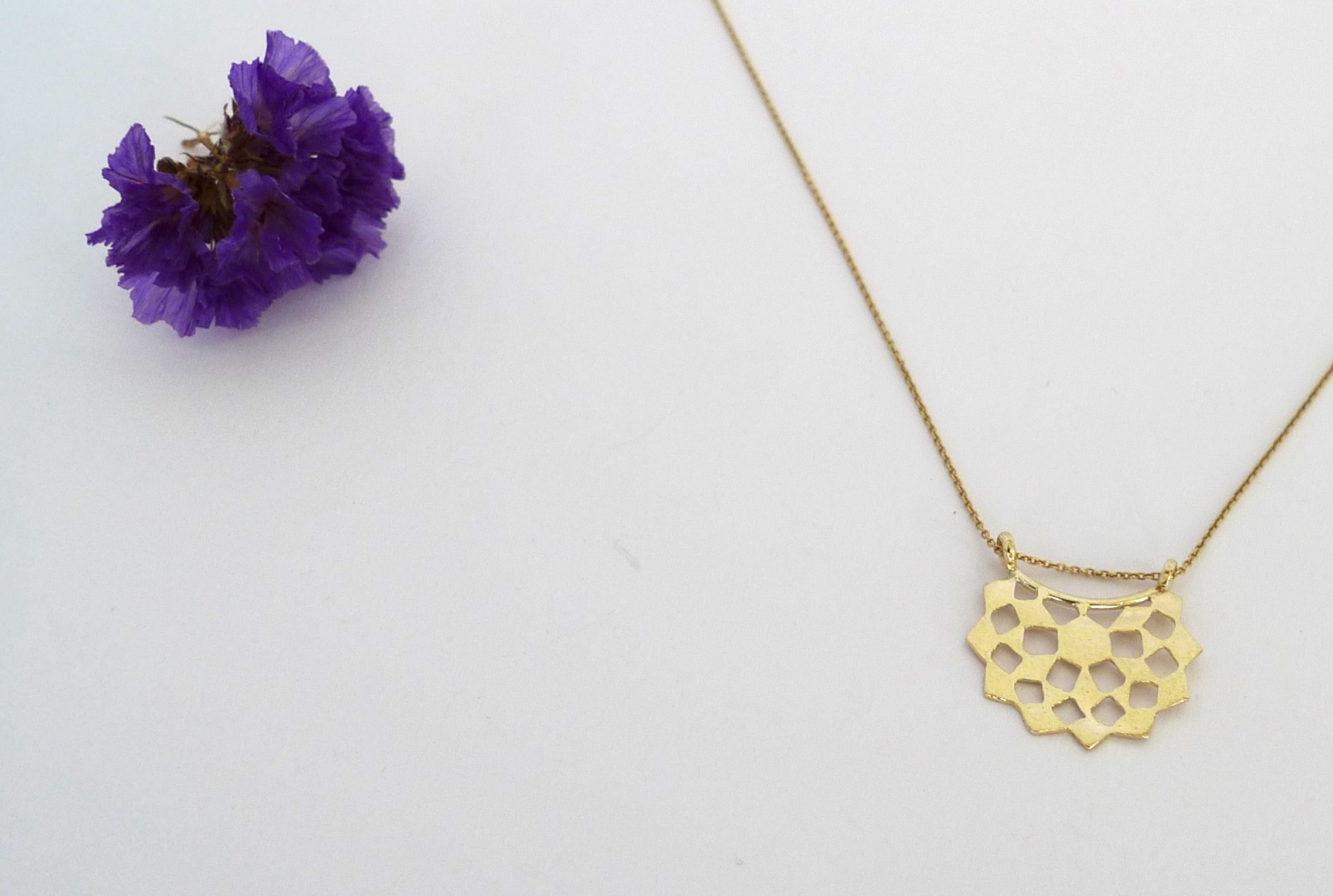 Small Gold Mashrabiya Necklace