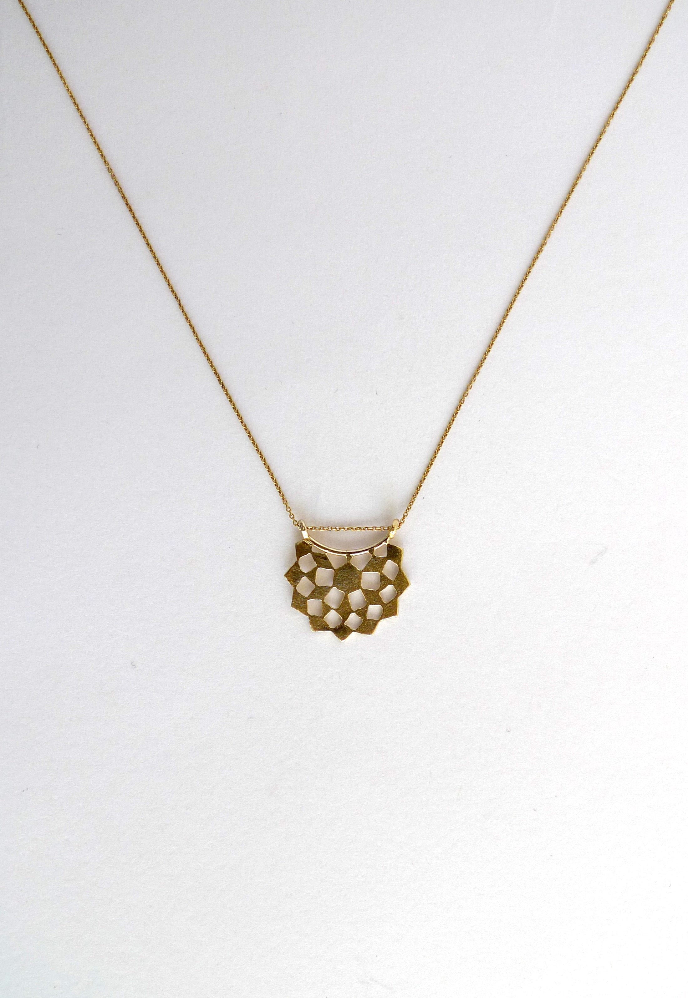 Small Gold Mashrabiya Necklace