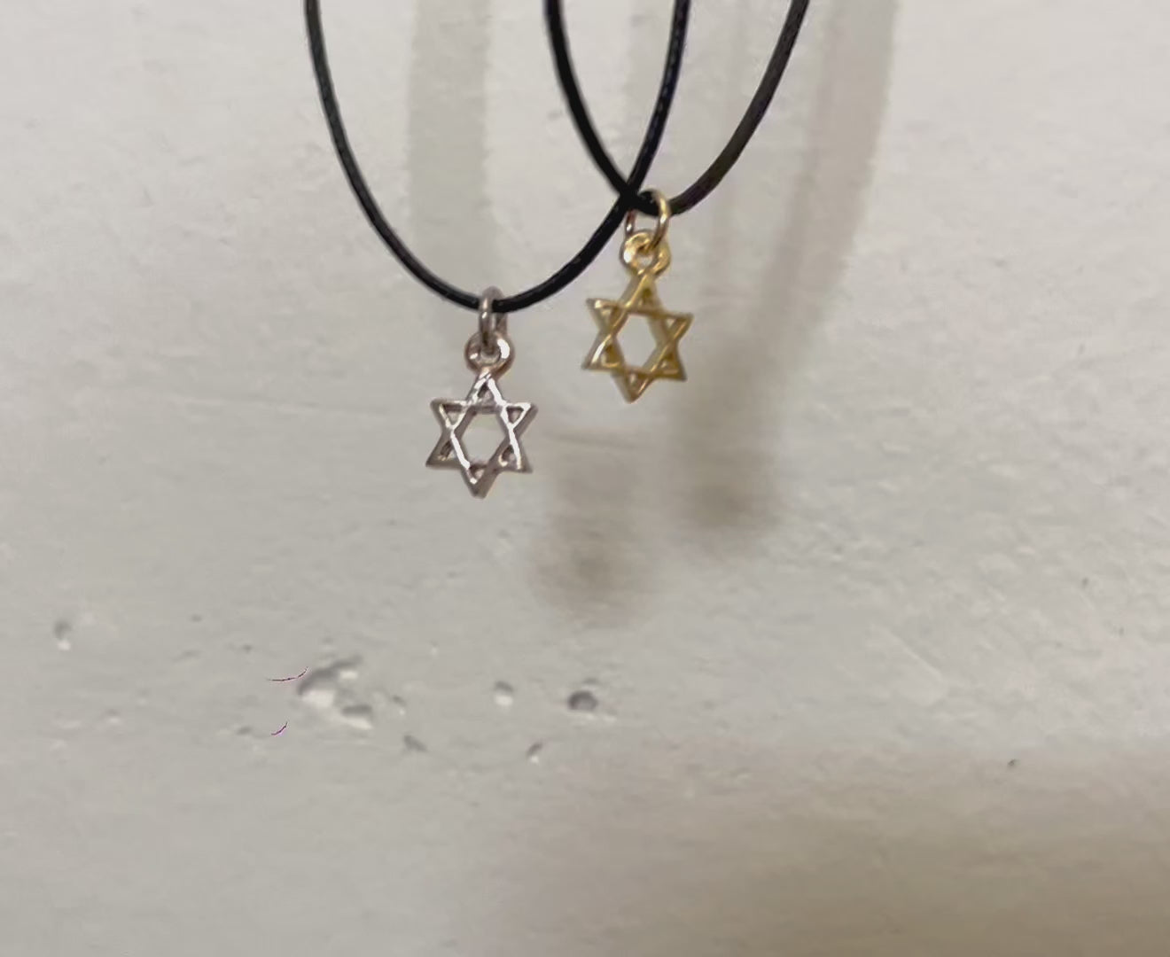 Small Star of David Pendant Charm in 14K solid gold