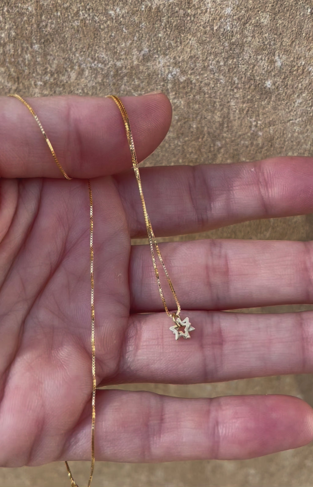 Gold Stars necklace