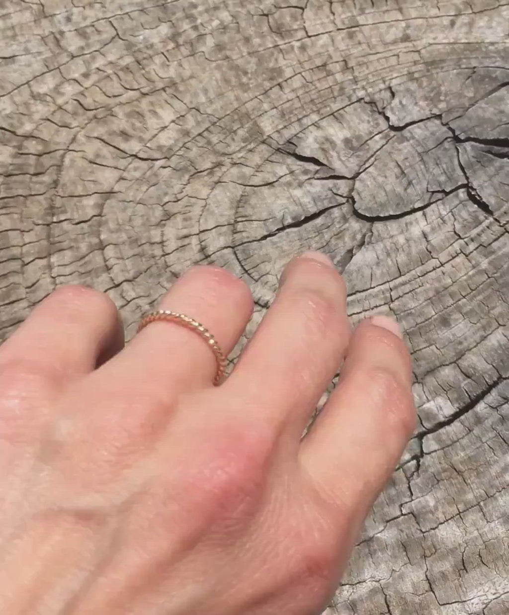 18k Rope Ring