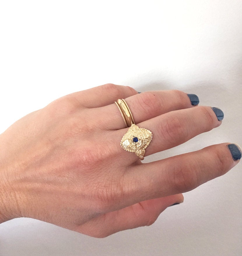 non diamond engagement ring