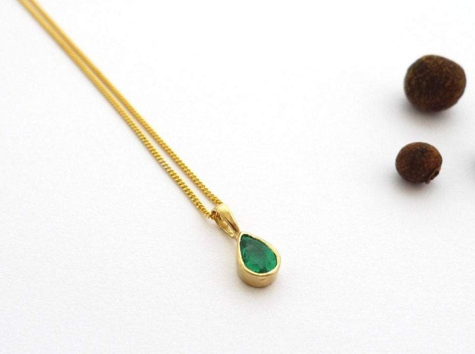 Emerald Tear Drop