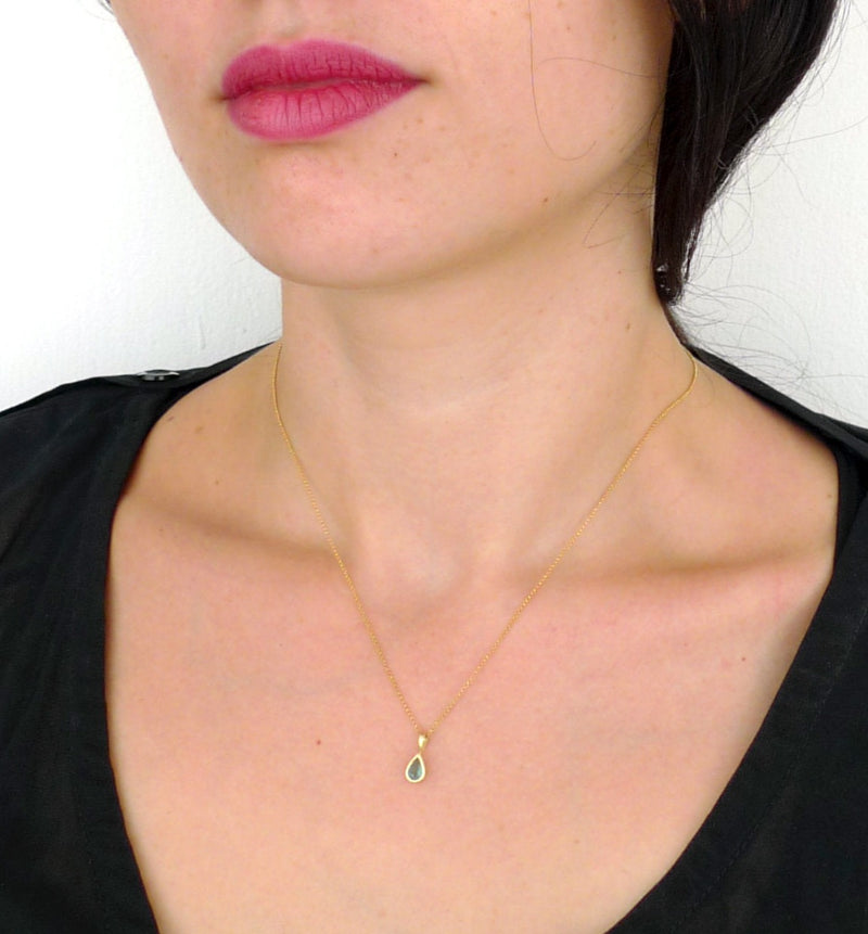 Emerald Tear Drop