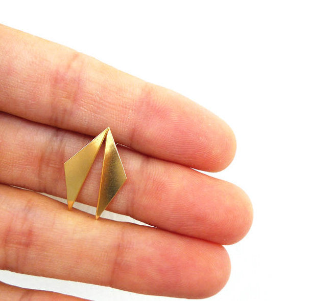 Gold Punk Triangles