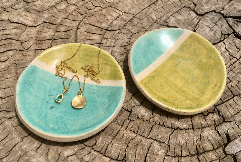 Turquoise & Green Plates