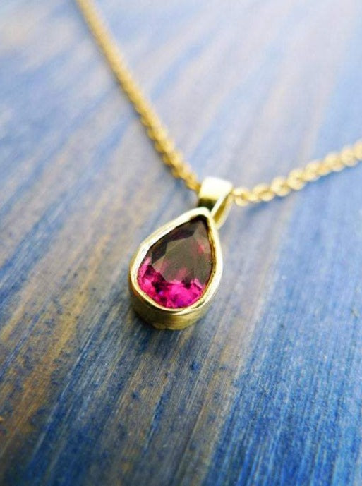 Tourmaline Tear Drop