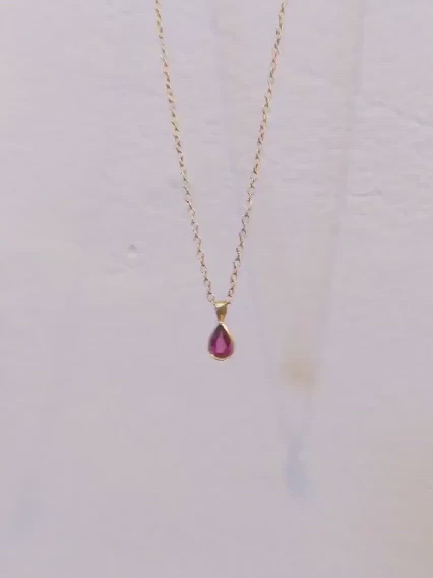 Tourmaline Tear Drop