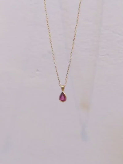 Tourmaline Tear Drop