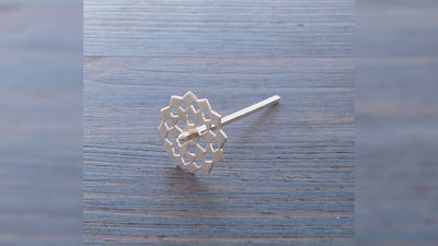 Silver Mashrabiya Dreidel