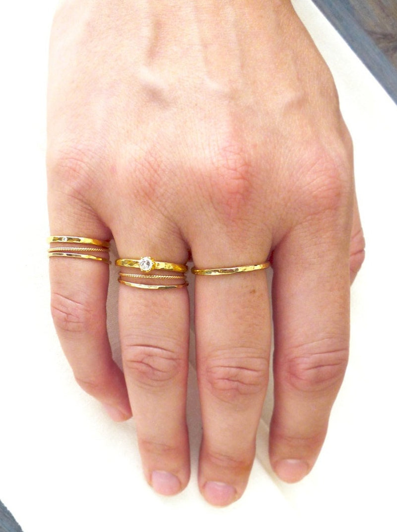 Ultra Thin Rope Ring